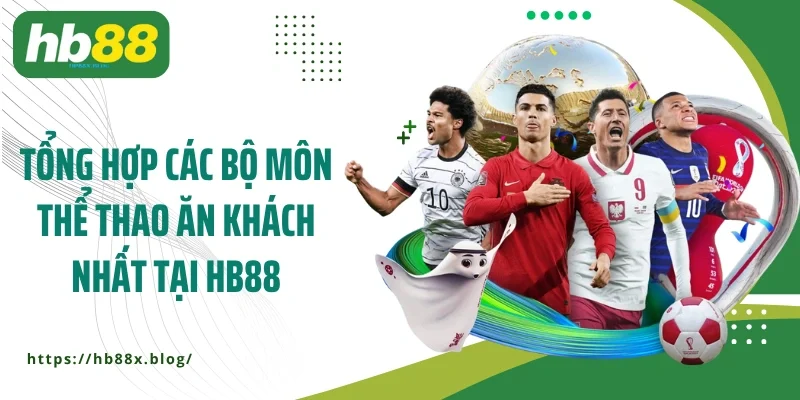 Tổng hợp các bộ môn thể thao ăn khách nhất tại HB88